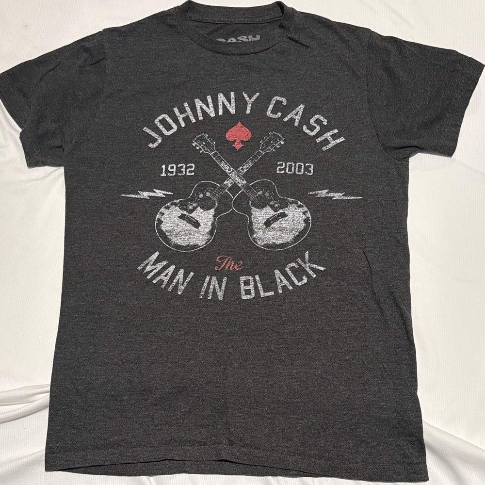 Johnny Cash "The Man in Black" Graphic T-Shirt men’s size SM
